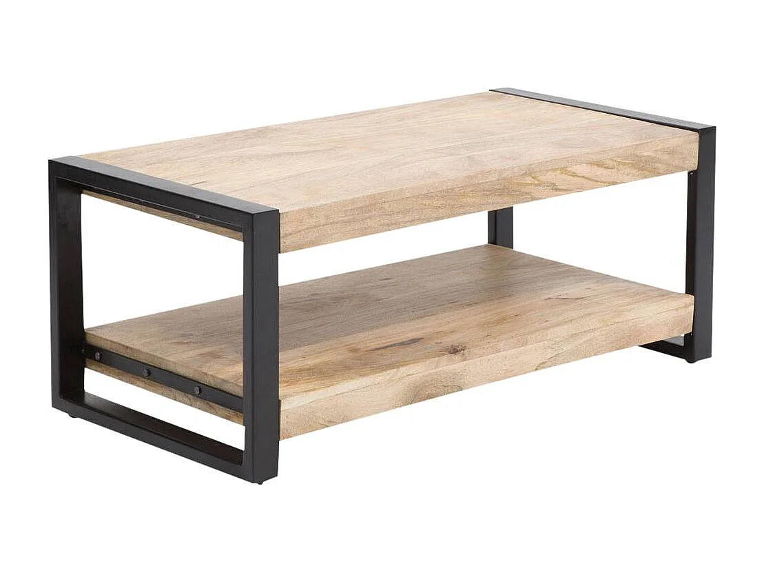 Table basse en bois de manguier 100 cm New-York