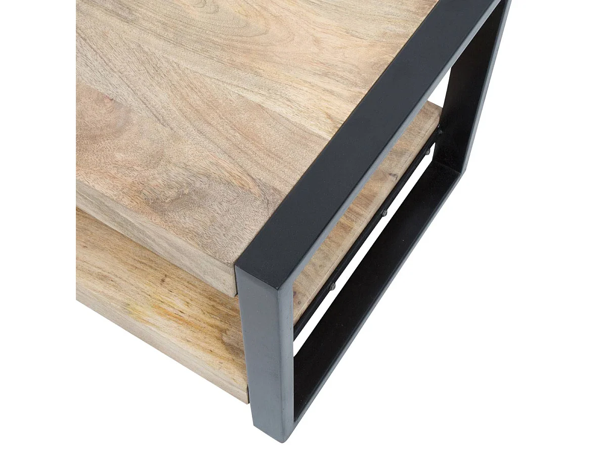 Table basse en bois de manguier 100 cm New-York