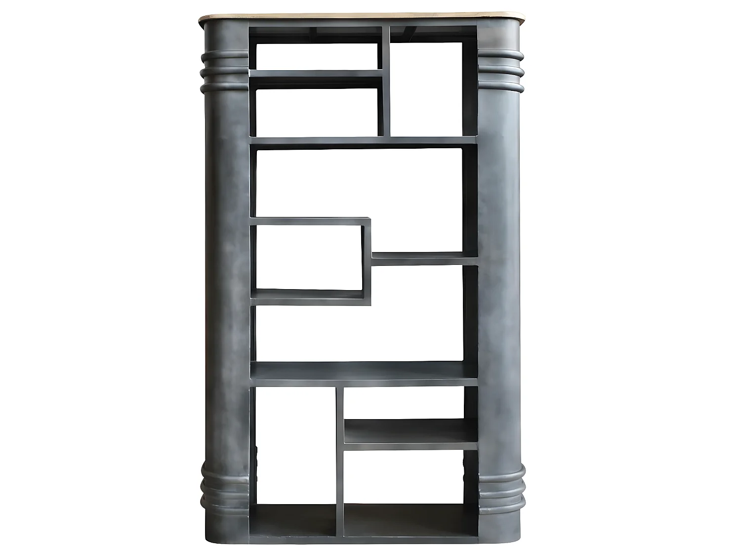 Bibliothèque arrondie en métal Locker