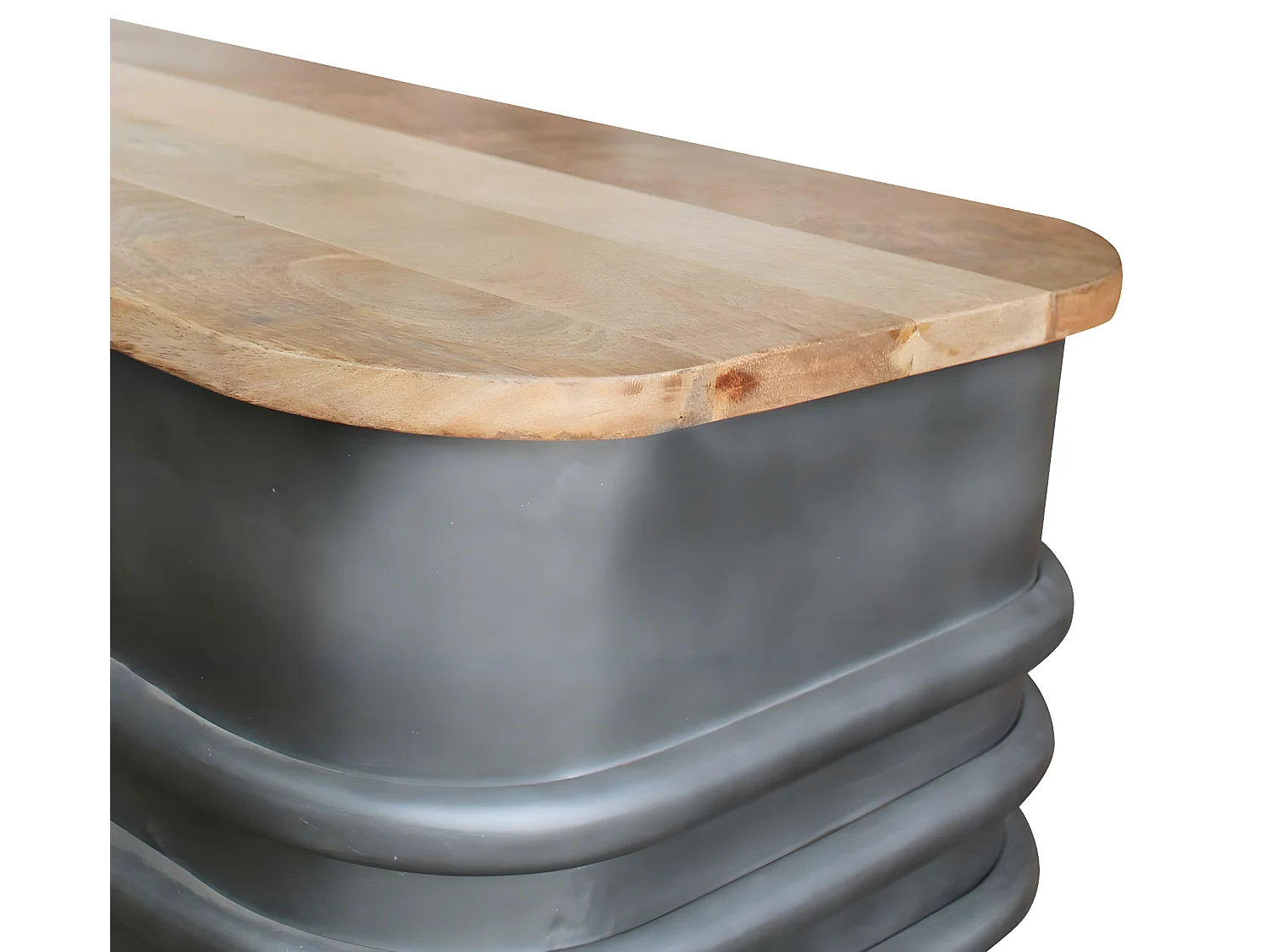 Bibliothèque arrondie en métal Locker