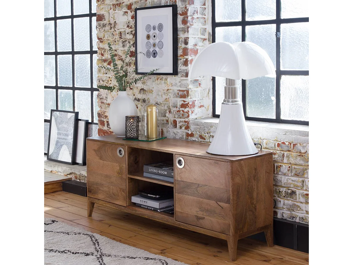 Meuble tv en bois de manguier Eloi