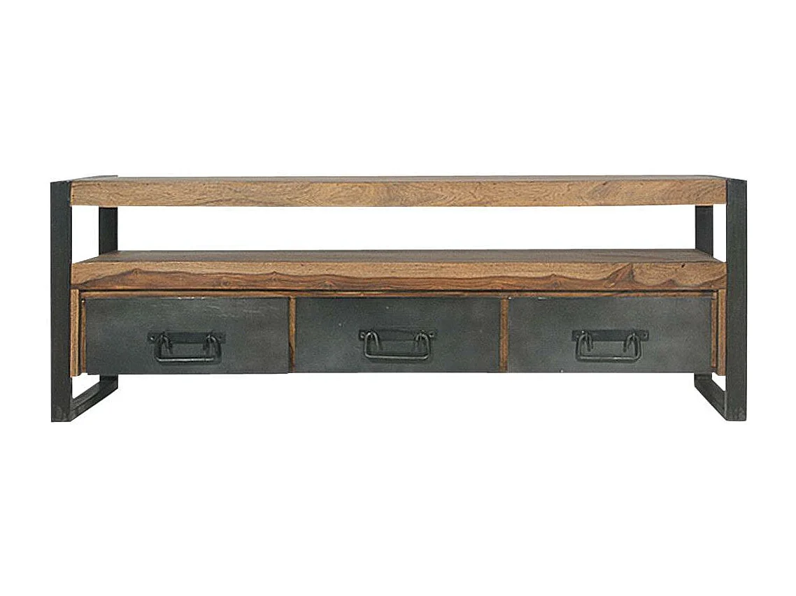 Meuble TV en bois d'acacia 160 cm Havana