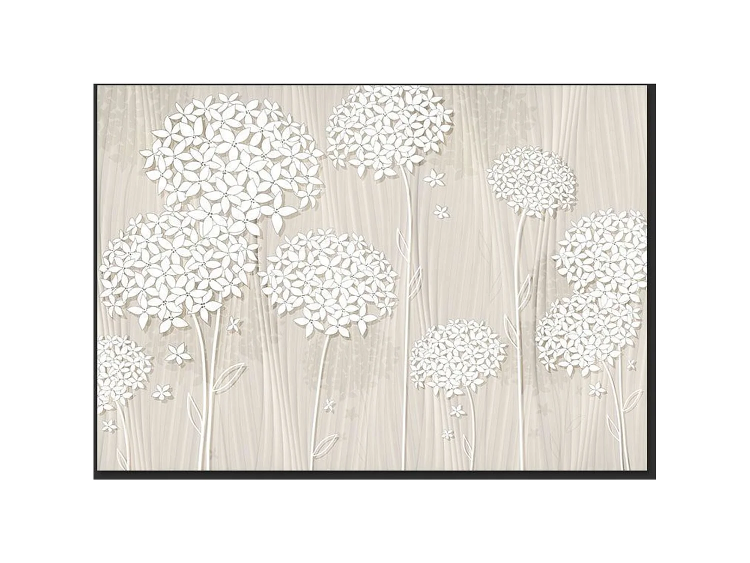 Papier peint délicatesse crémeuse - 350 x 245 cm