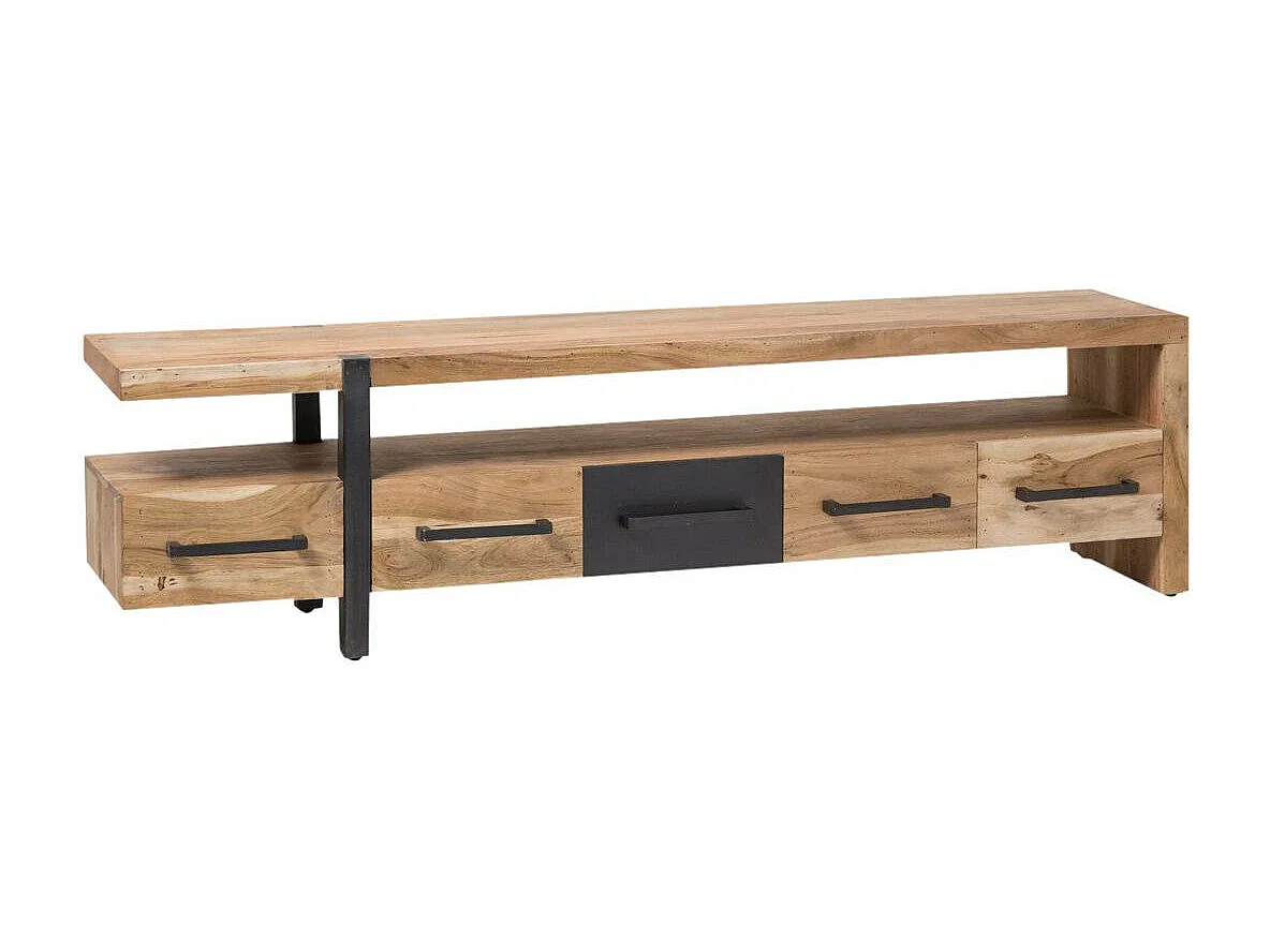 Meuble TV en bois d'acacia Praia