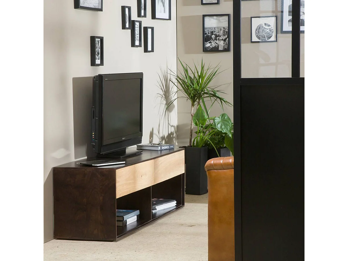 Meuble TV en bois de manguier Harry