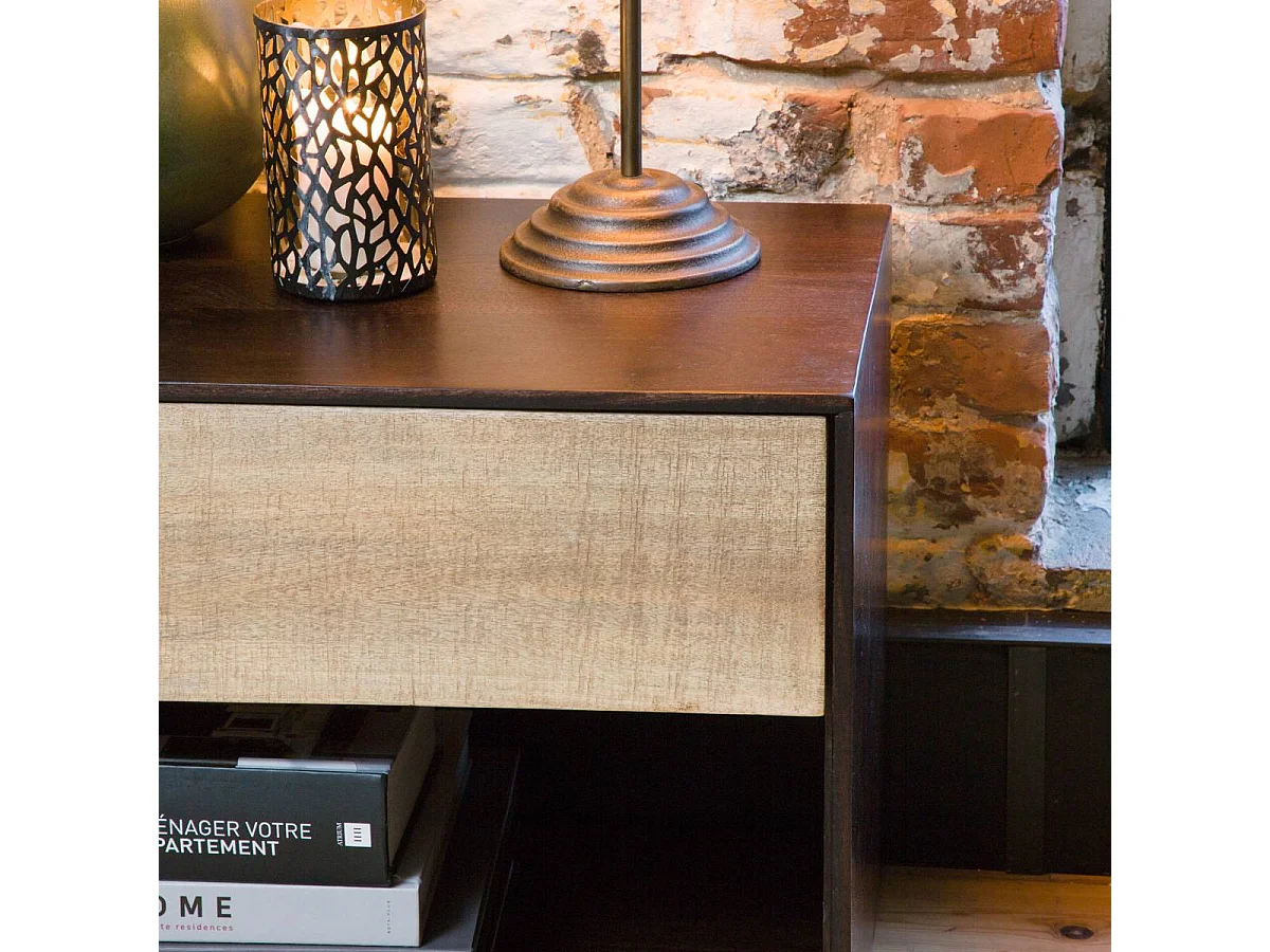 Meuble TV en bois de manguier Harry