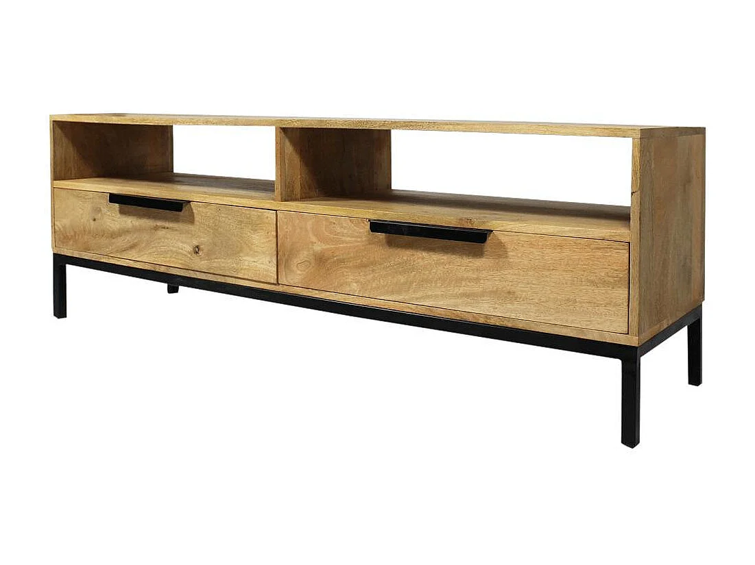 Meuble TV en bois de manguier Pia