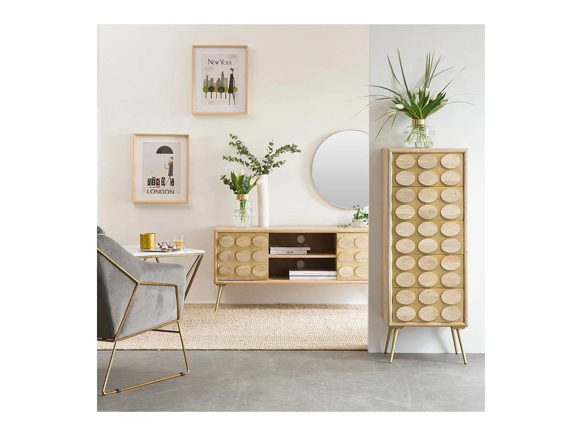 Meuble TV en bois de manguier Capsule