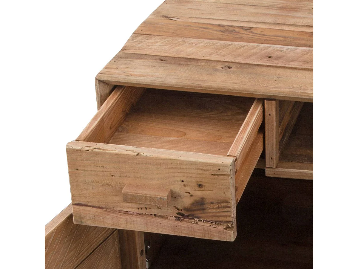 Meuble TV en bois recyclé 180 cm Blaise