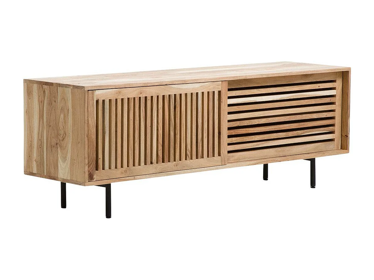 Meuble TV en bois d'acacia Salta