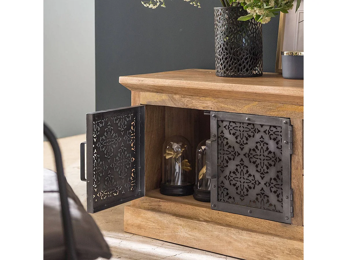 Meuble TV en bois de manguier Sahara