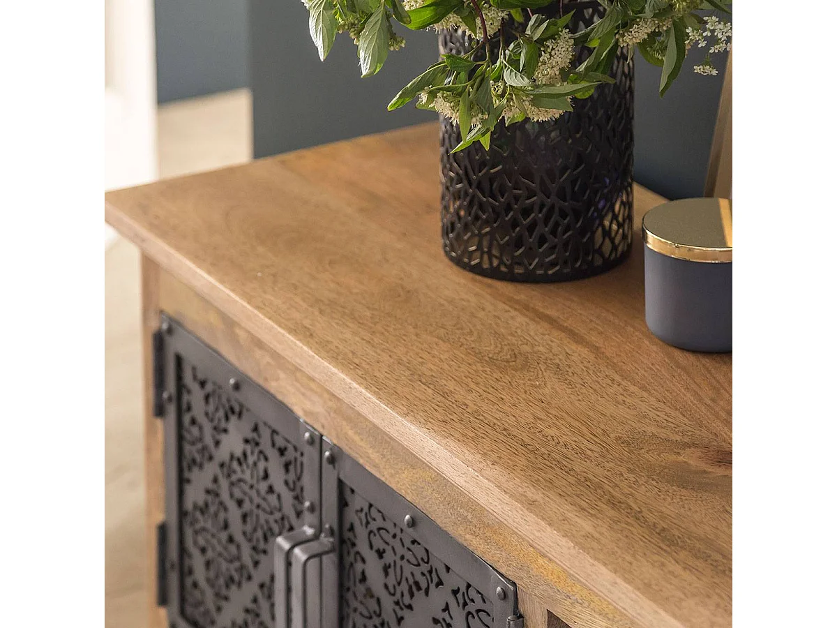 Meuble TV en bois de manguier Sahara