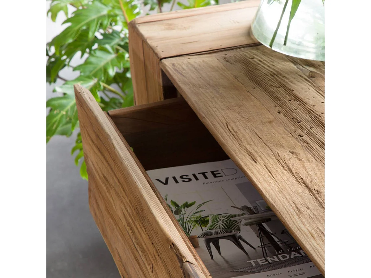 Console en bois recyclé Blaise