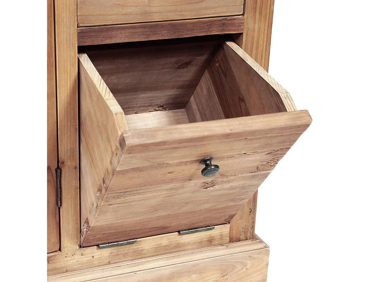 Meuble sous vasque en bois recyclé April