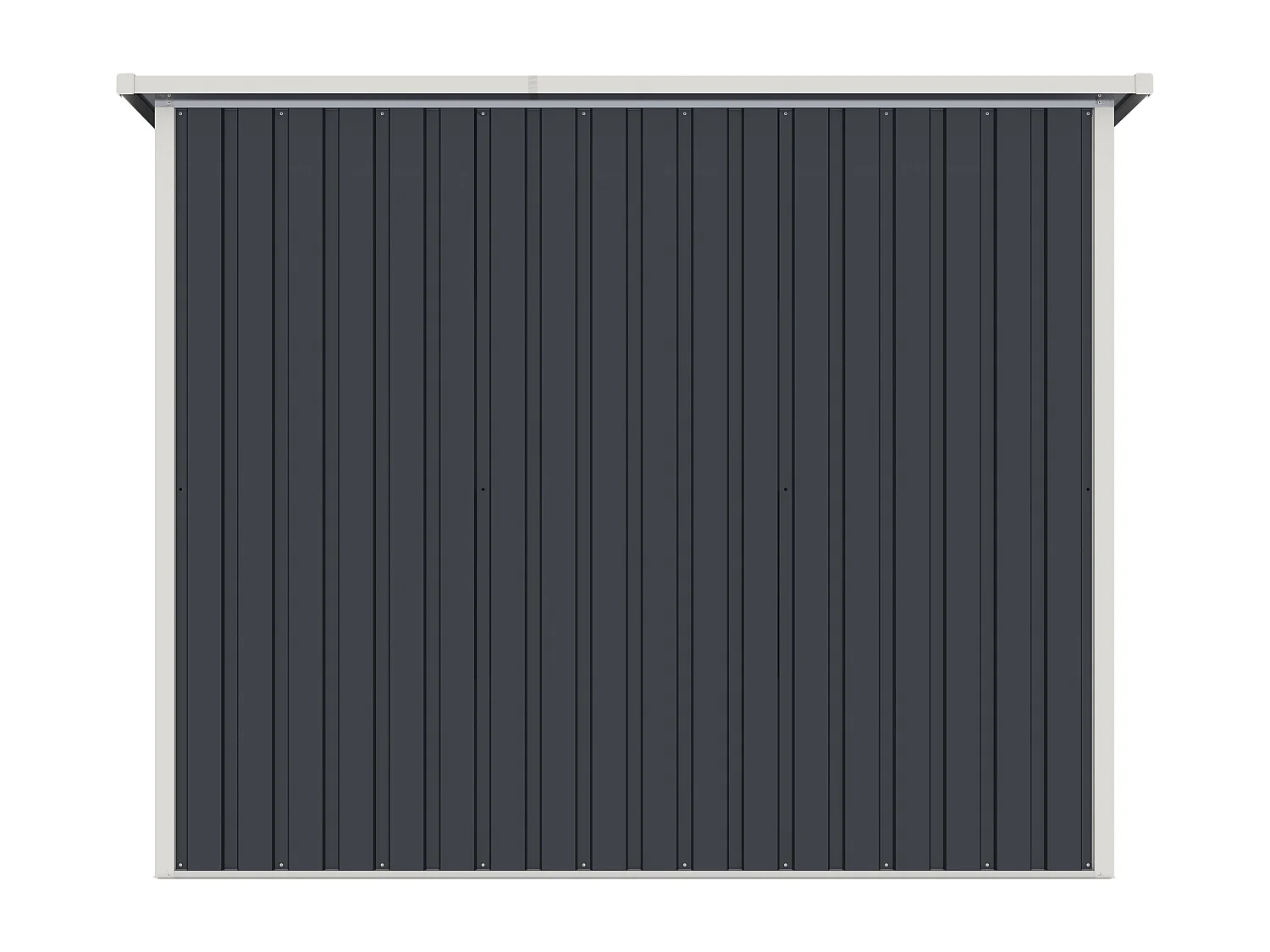 Abri à vélo métal en acier galvanisé gris anthracite 4 m² pour 4 vélos - NIKI