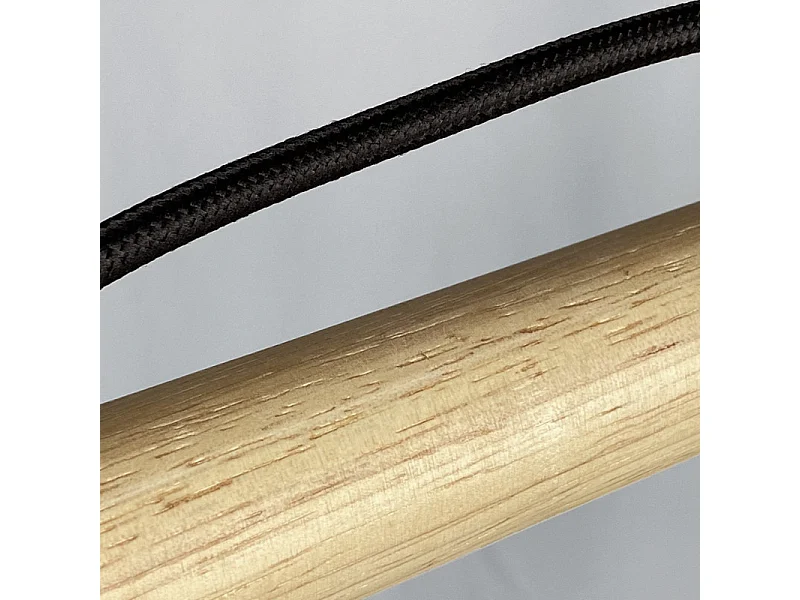 Applique murale pendante en bois et métal rose - FELO 1242