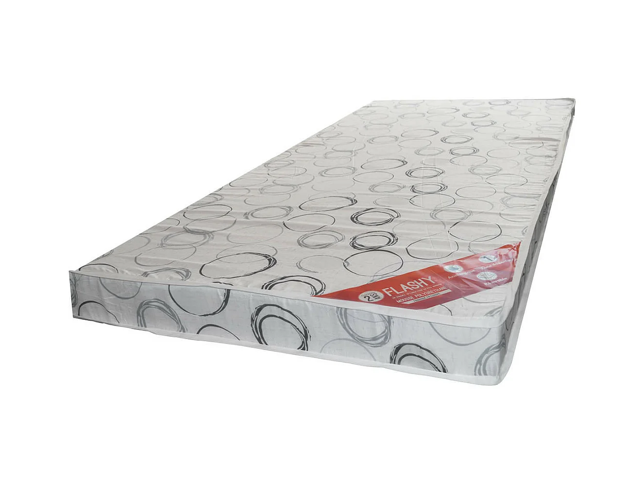 FLASHY - Matelas Mousse 90x200cm Epaisseur 12cm