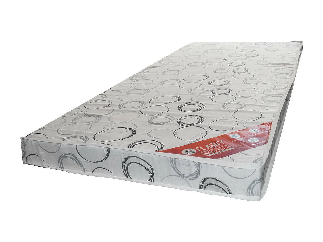 FLASHY - Matelas Mousse 90x200cm Epaisseur 12cm
