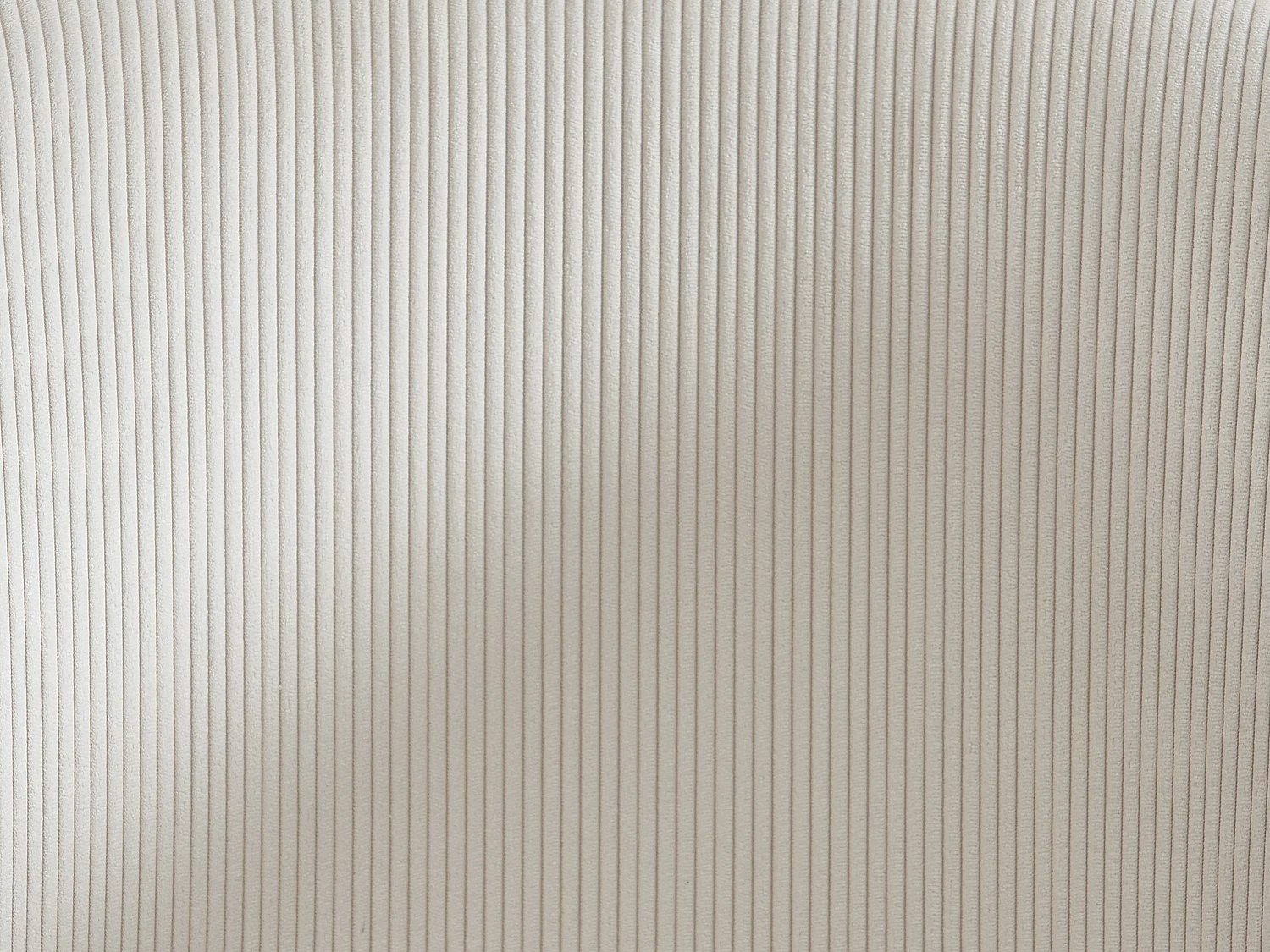 Set van 2 stoelen met armleuningen van ribfluweel en metaal - Crèmewit - MORONI van Pascal MORABITO