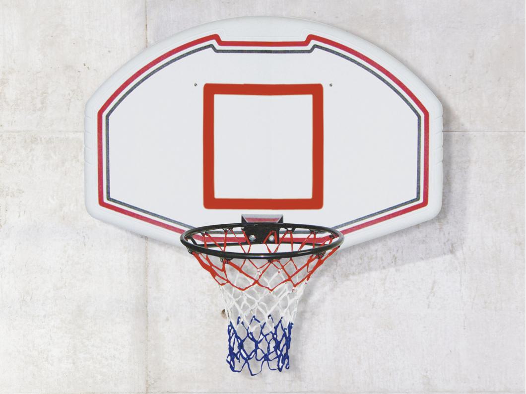 Panier de basket mural blanc - L111 x H77 cm - BEMIDJI