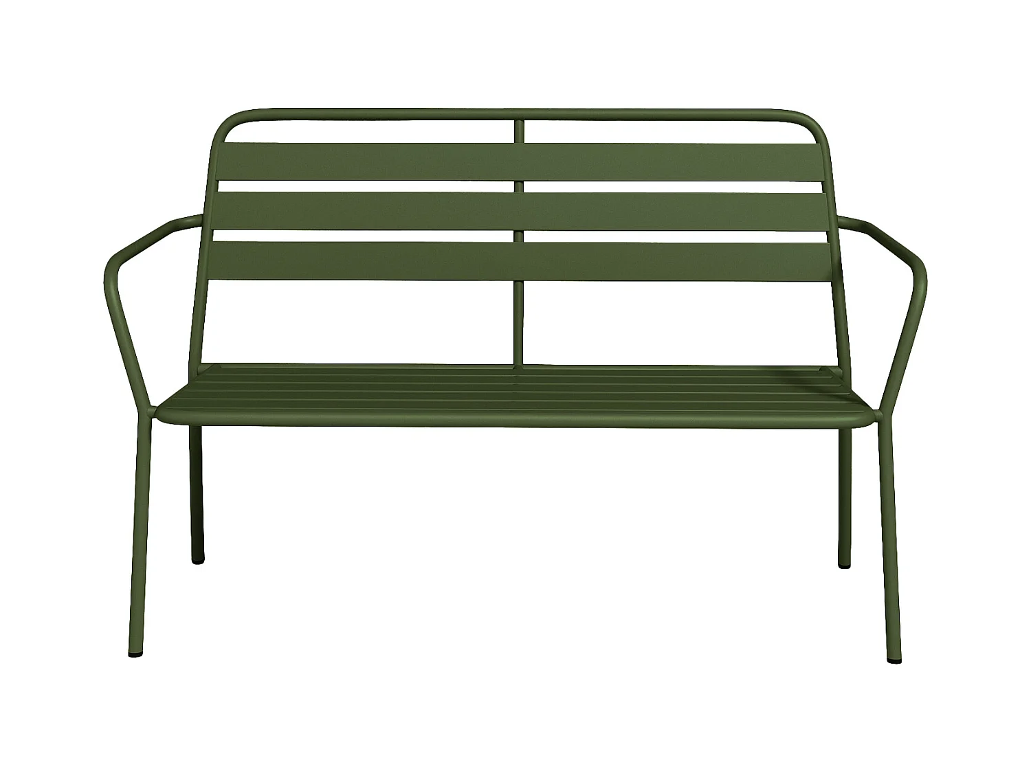 Gartenbank - Metall - Khaki - MIRMANDE von MYLIA