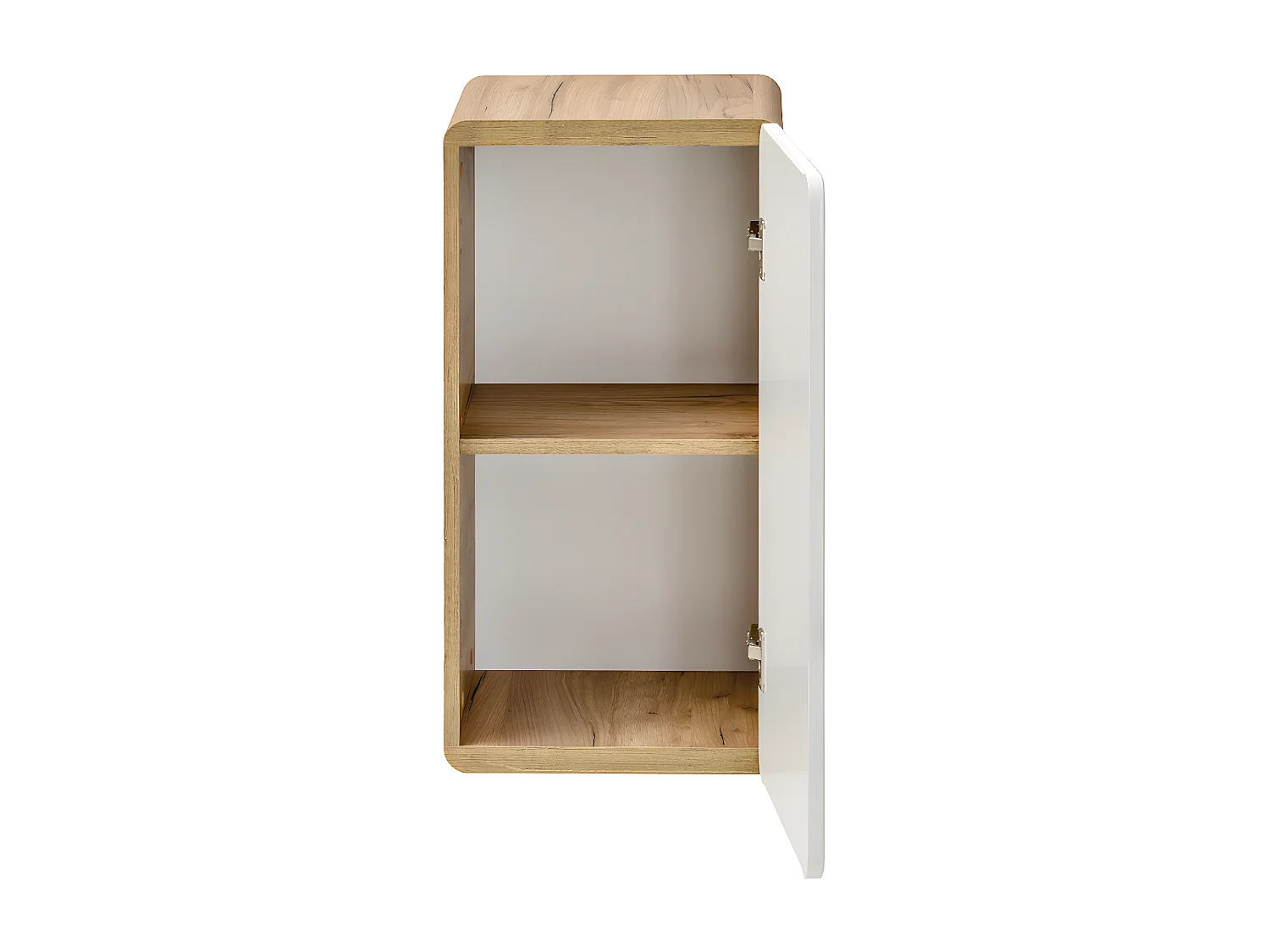 Badkamerkast naturel en wit - L32 x B35 x H68 cm - ARUBA