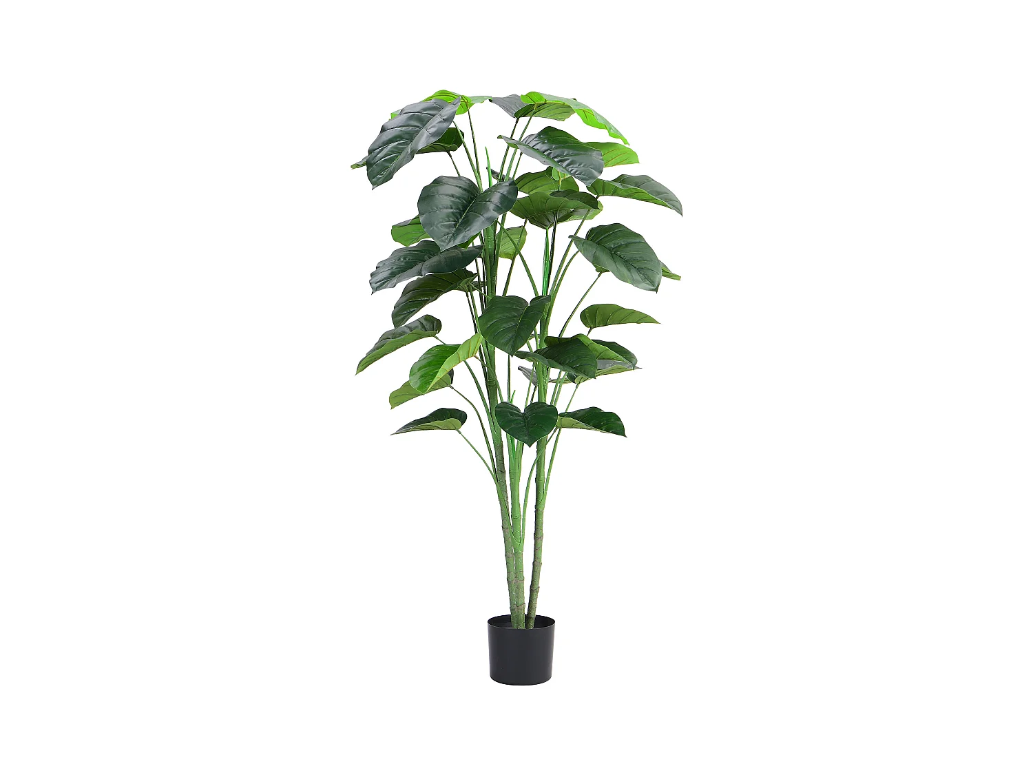 Arbre artificiel de taro avec pot - H.160 - Vert - BAJA