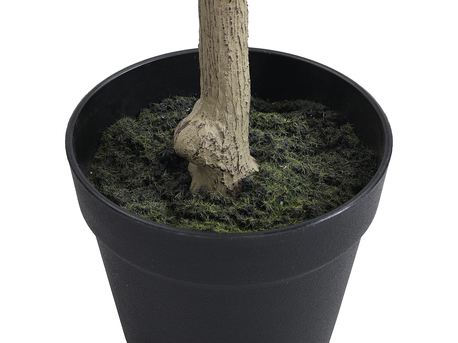 Kunstig oliventre med potte - H.120 x D.40 cm - HUESCA