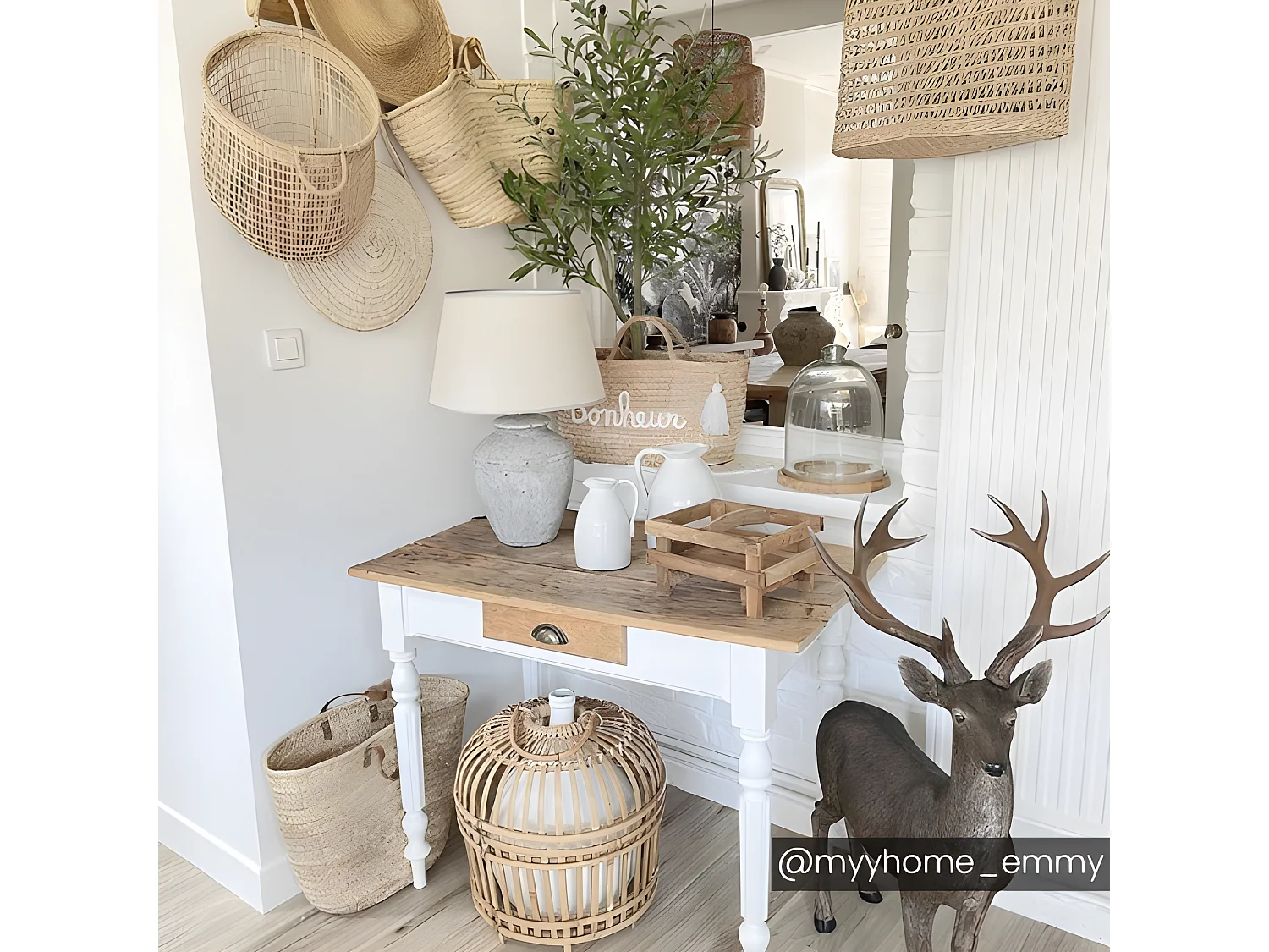 Kunstig oliventre med potte - H.120 x D.40 cm - HUESCA