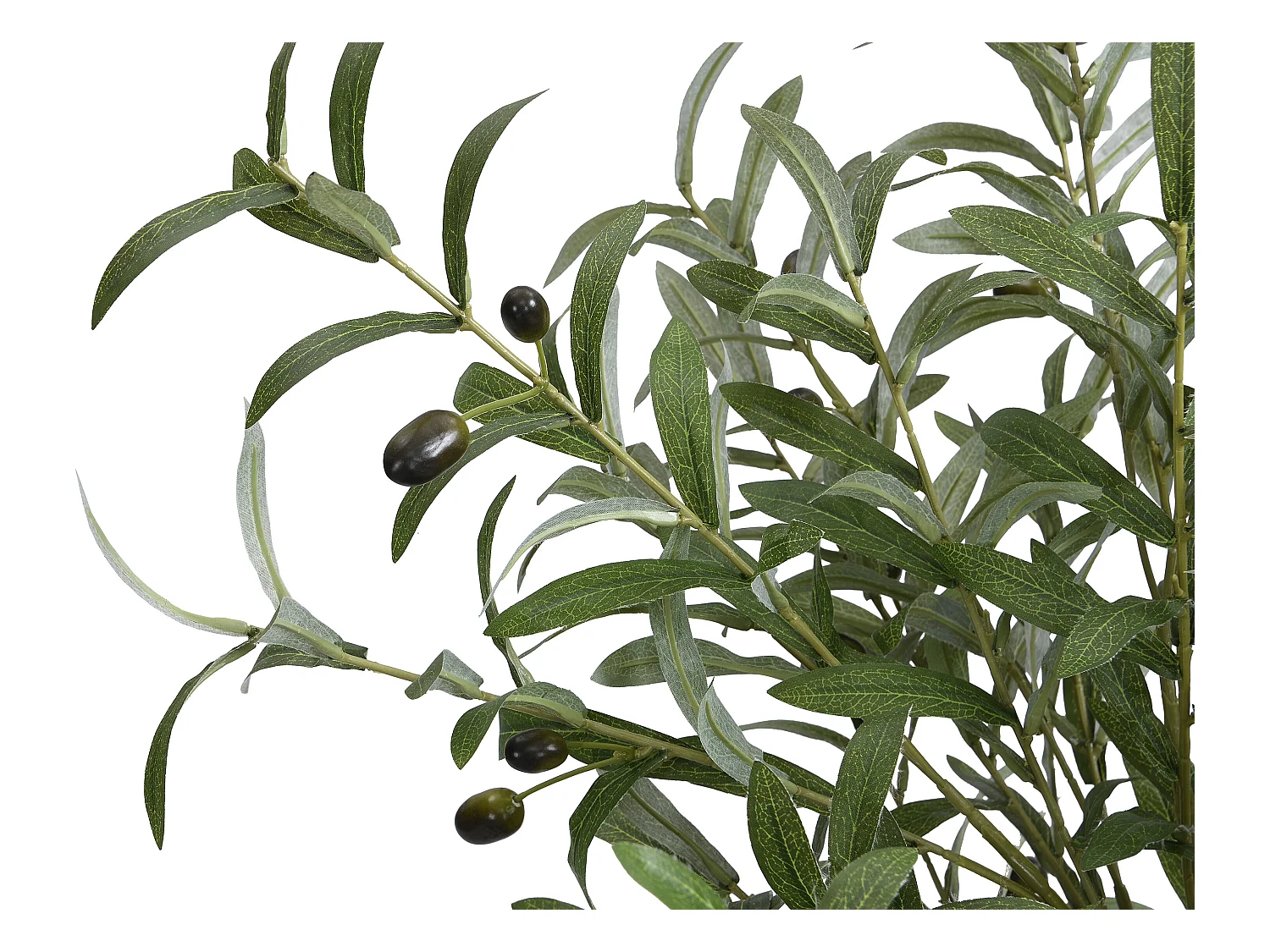 Olivier artificiel avec pot - H.120 x D.40 cm - HUESCA