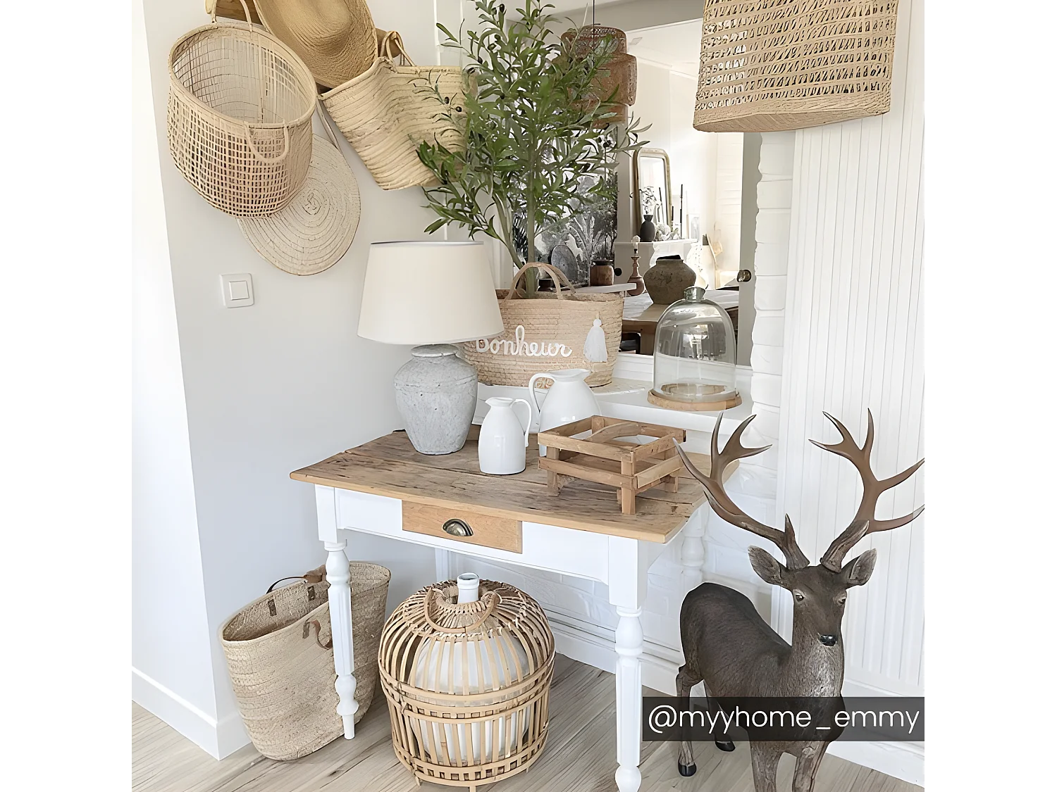 Kunstig oliventre med potte - H.120 x D.40 cm - HUESCA