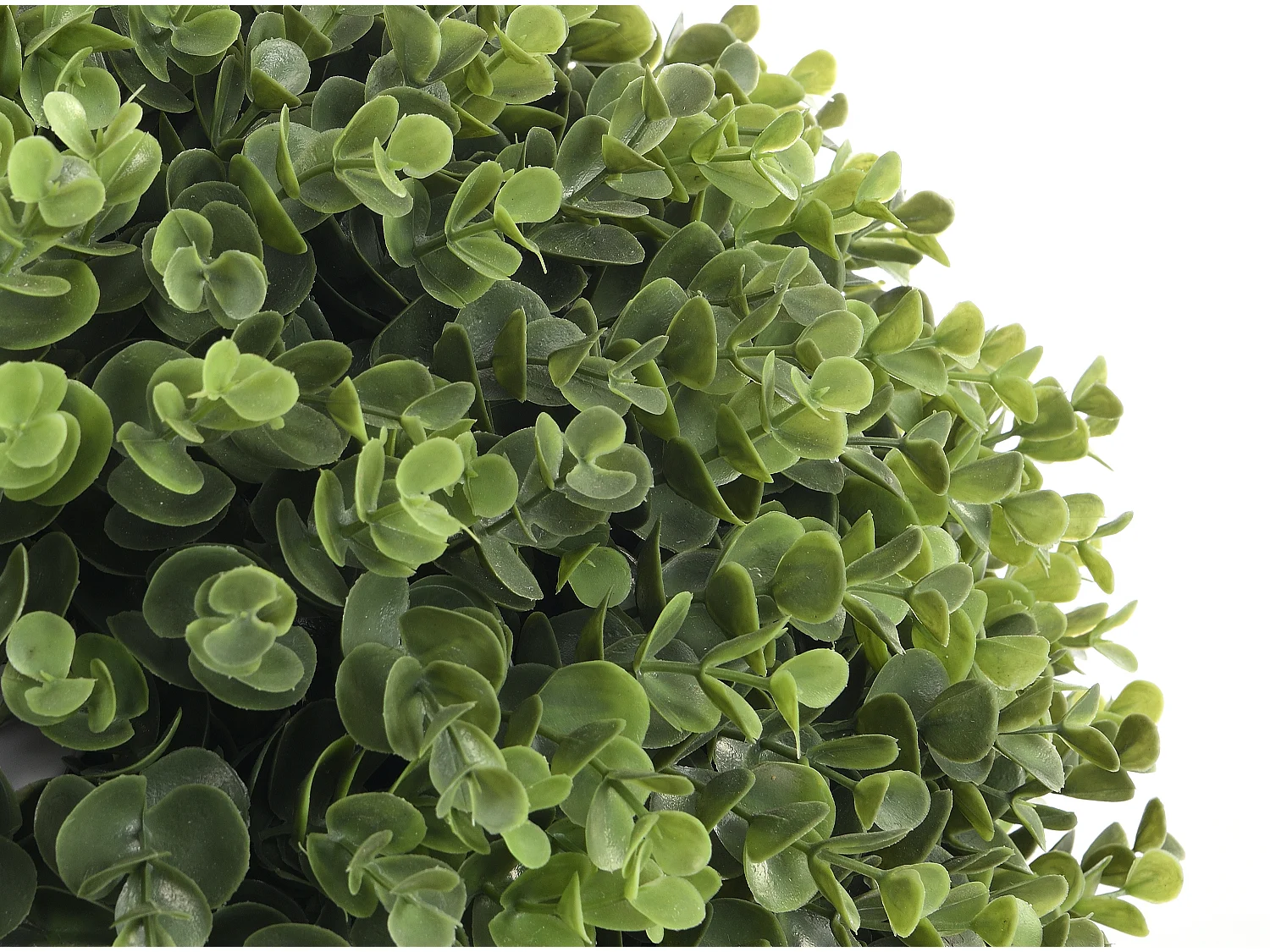 Boule de buis artificielle  avec pot - H. 66 x D. 40 cm - Vert - DIAVA