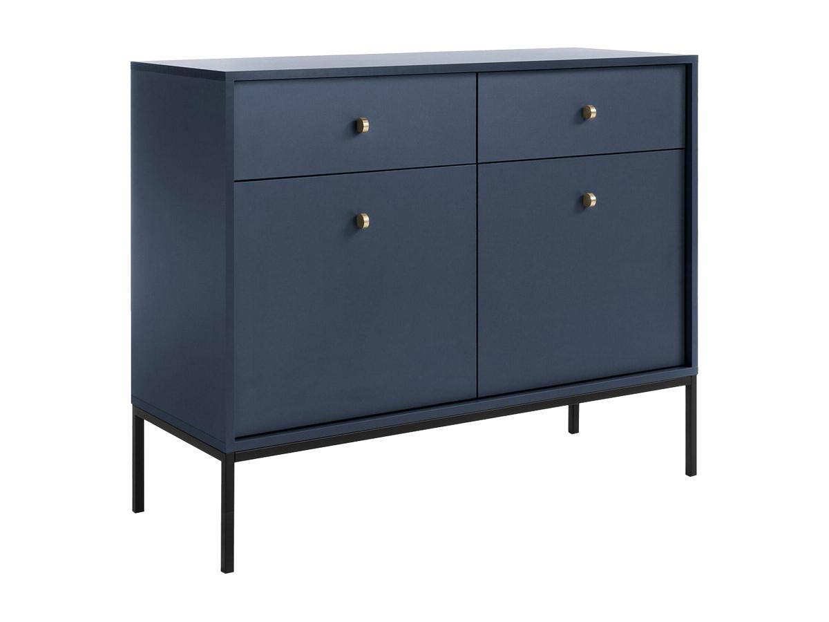 Sideboard mit 2 Türen & 2 Schubladen - Blau - BOGDAN günstig online kaufen