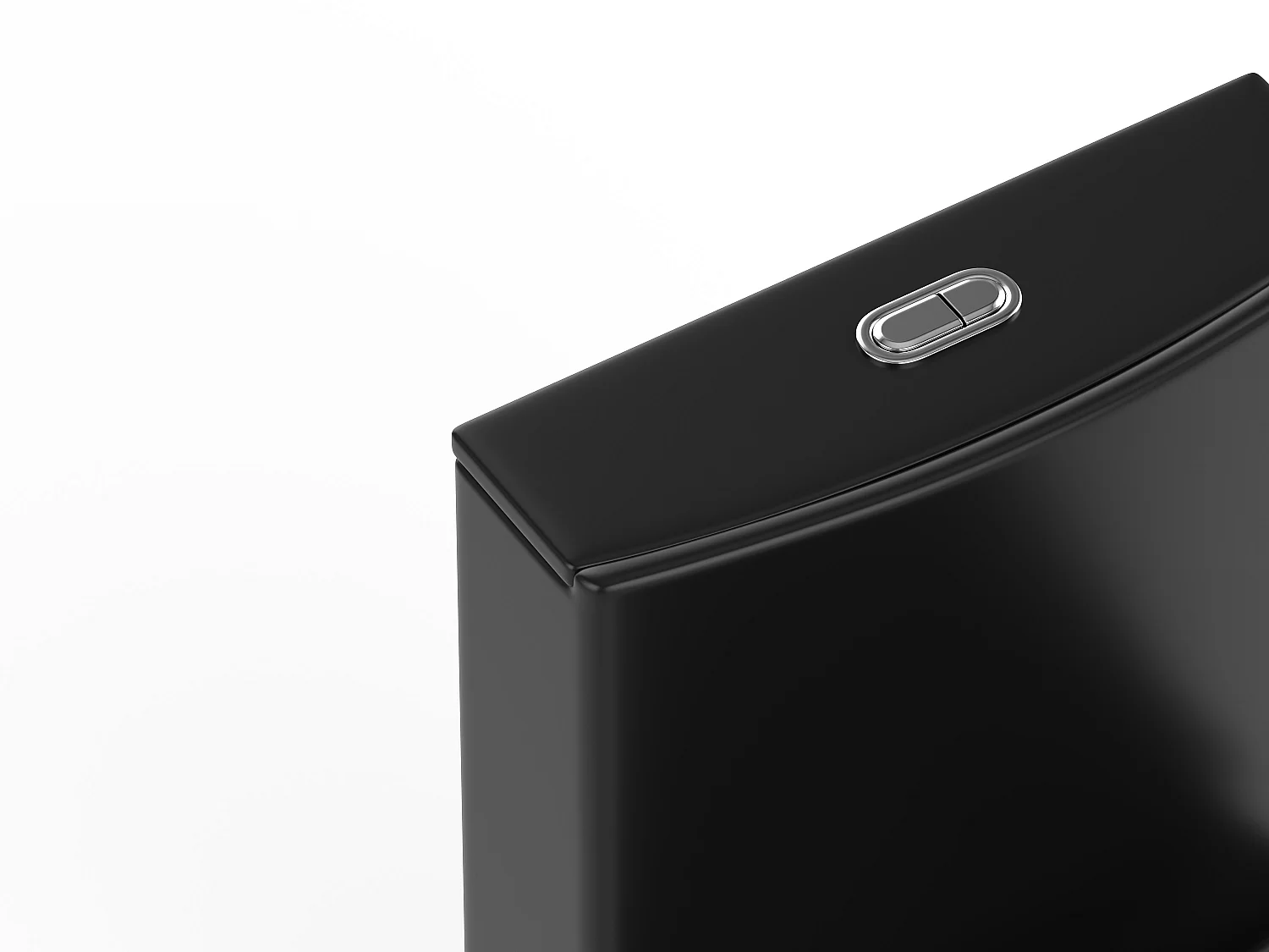 WC à poser noir mat en céramique - Evacuation verticale - NAGILAM