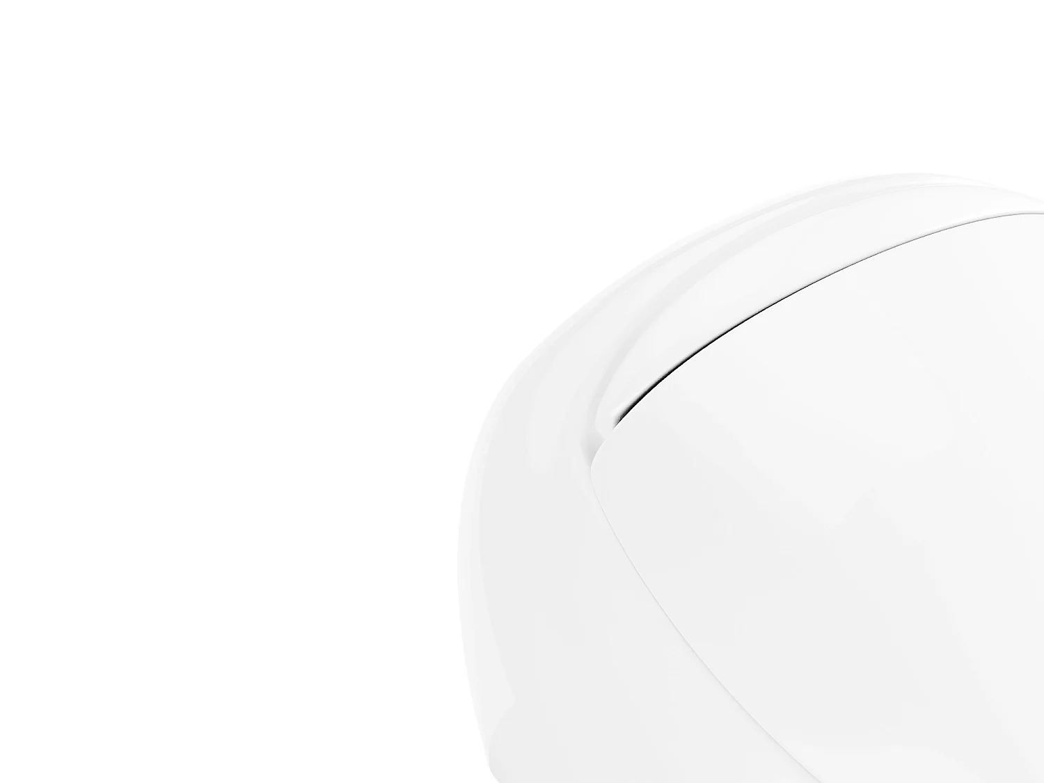 WC suspendu blanc en céramique - HURO II