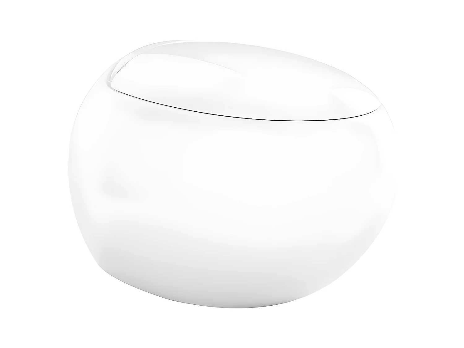 WC suspendu blanc en céramique - HURO II