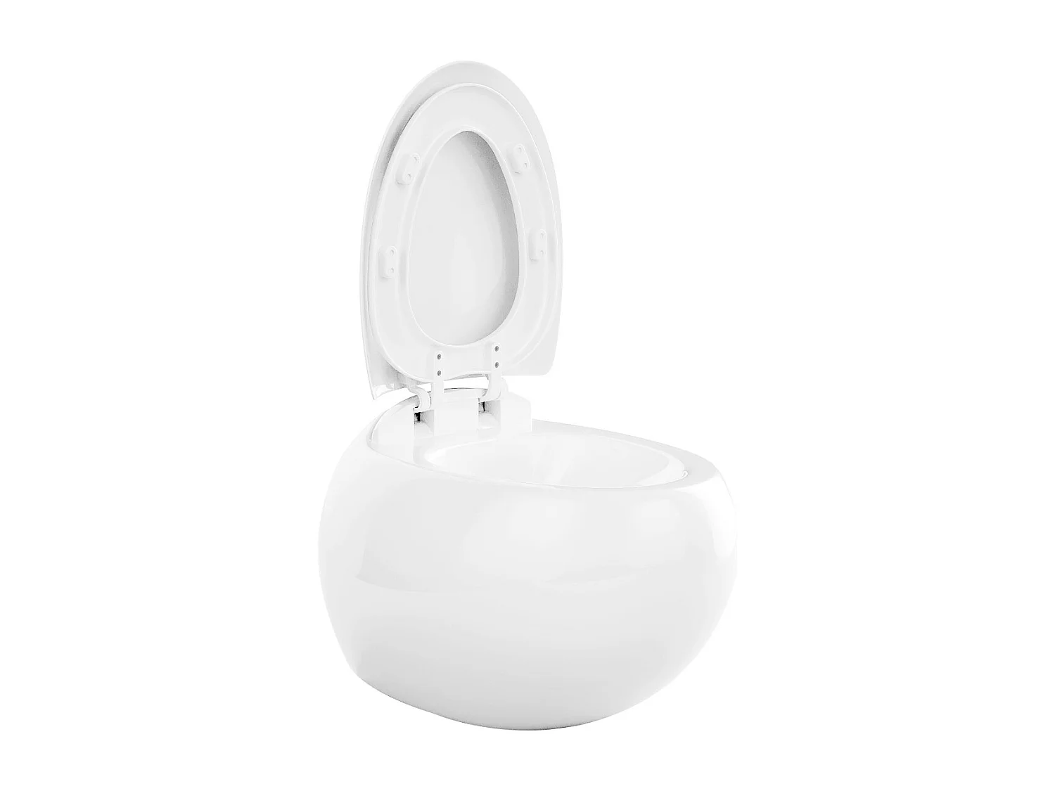 WC suspendu blanc en céramique - HURO II