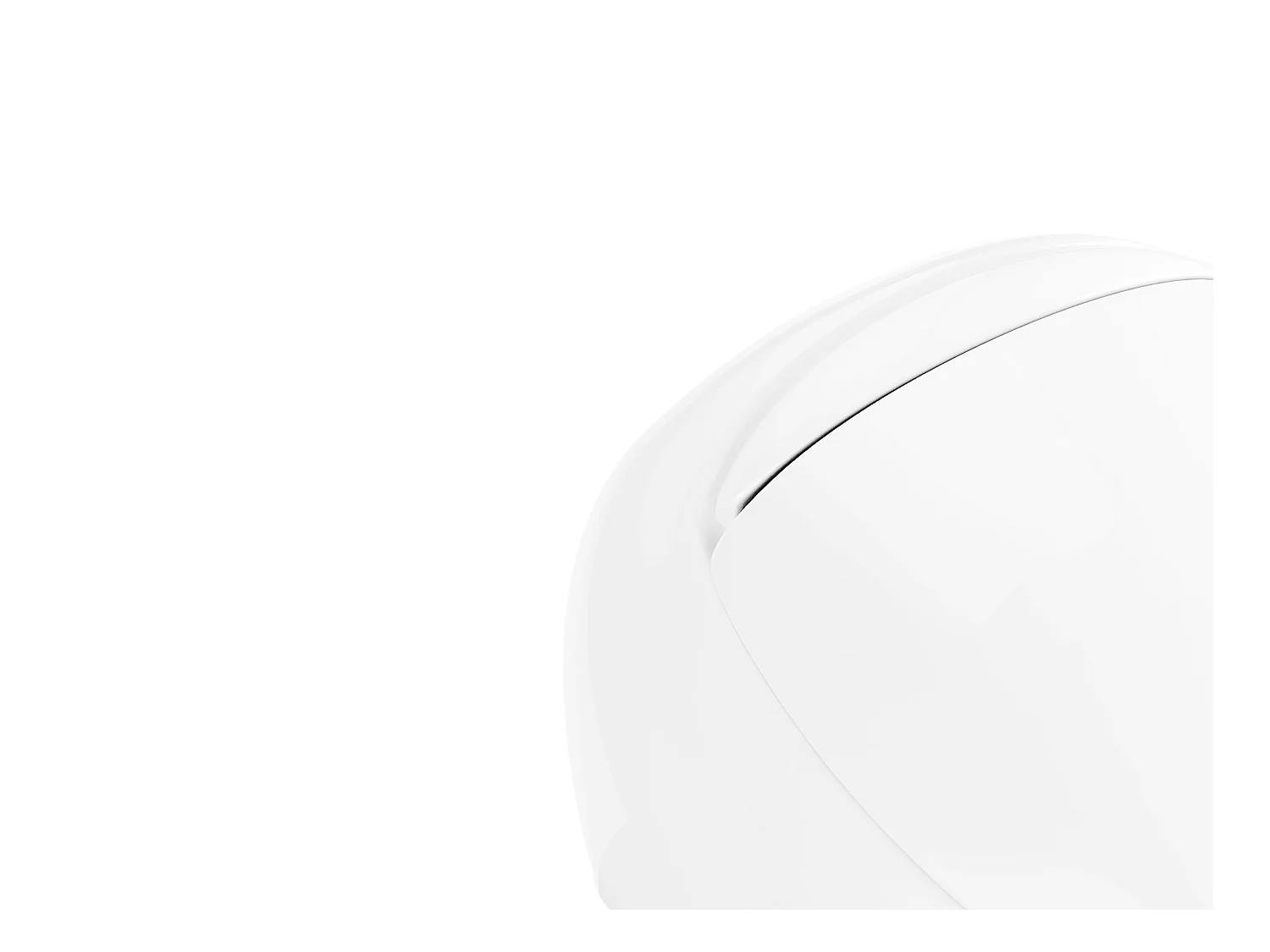 WC suspendu blanc en céramique - HURO II