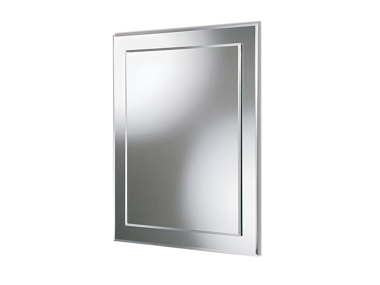 Miroir Artisanal de Salle de Bain Miroir Vertical ou Horizontal 65 * 90cm 5mm Aica