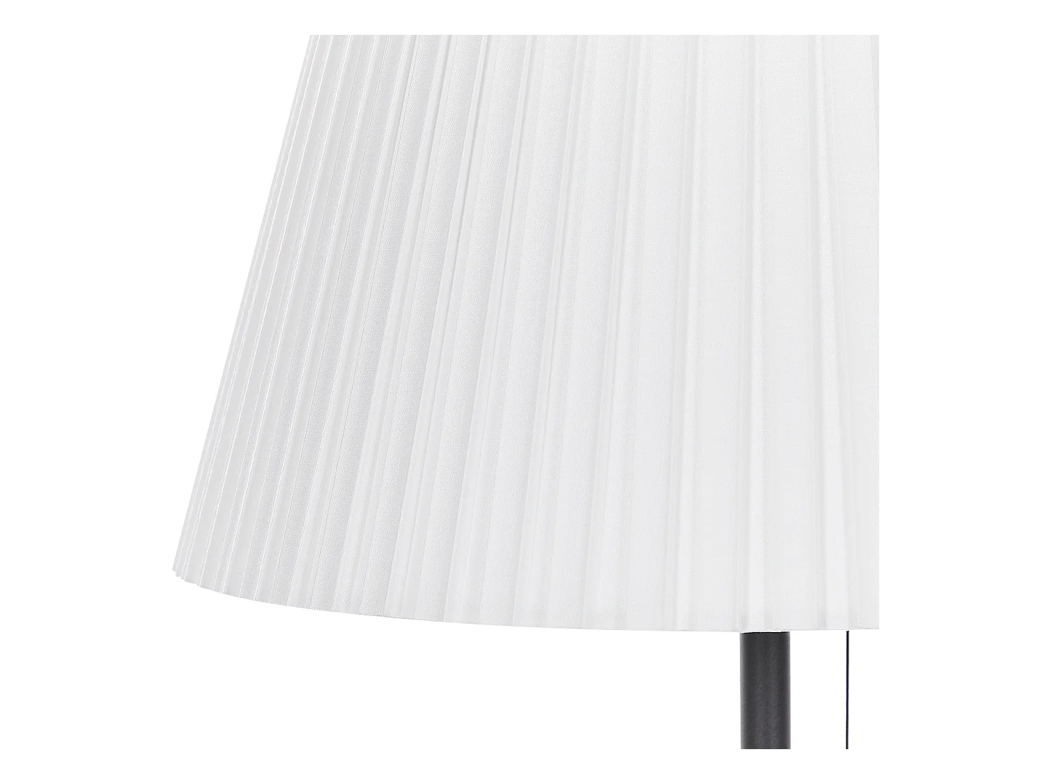 Lampadaire noir et blanc en métal TORYSA