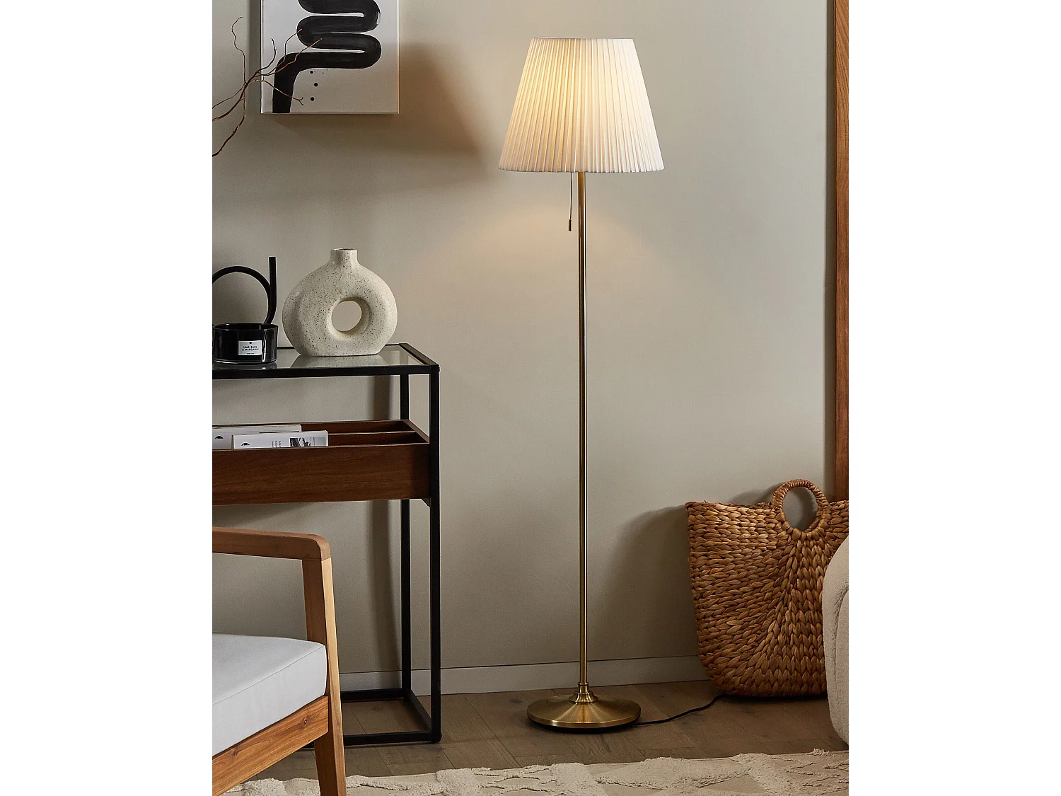 Lampadaire TORYSA Métal Laiton