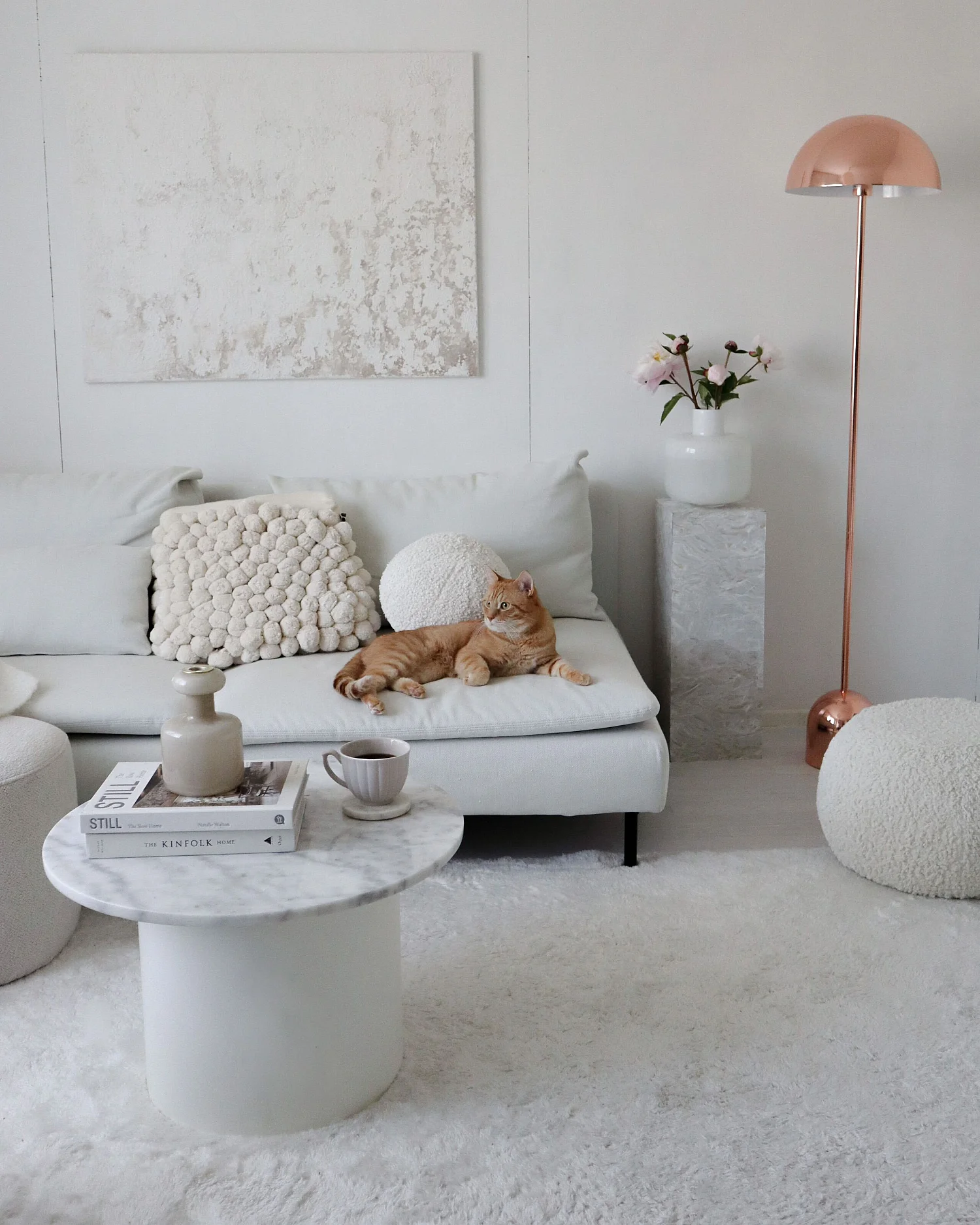 Lampadaire MACASIA Métal Cuivré