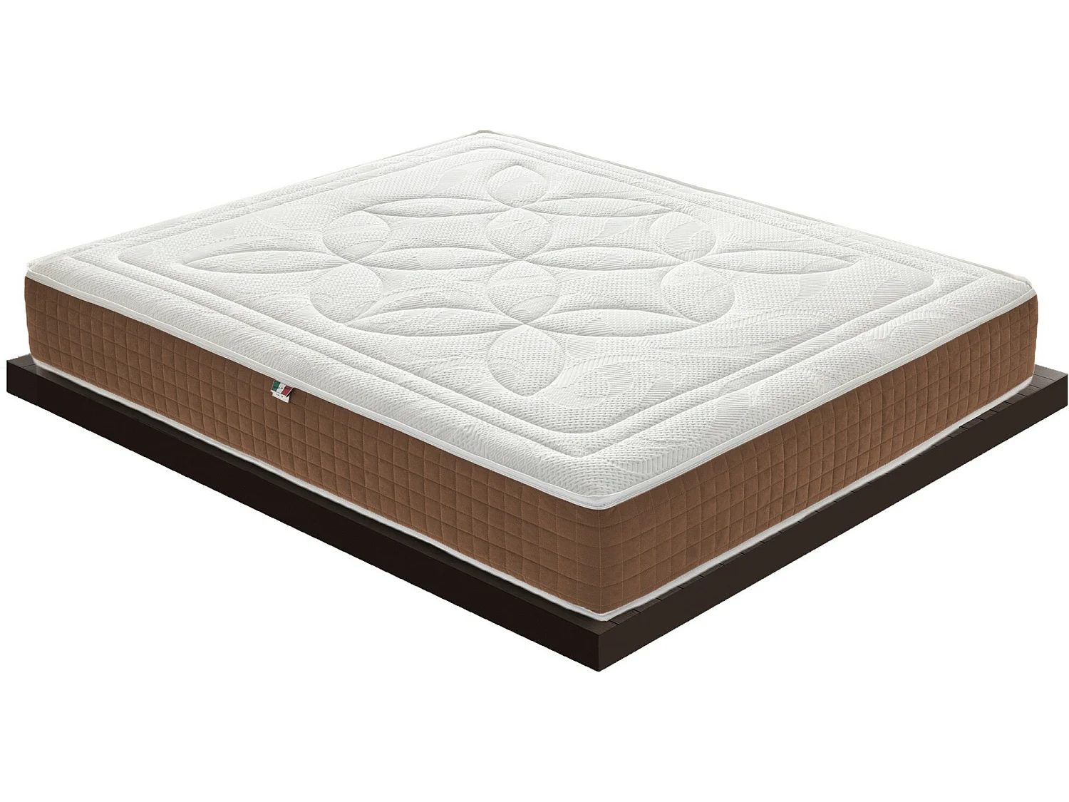 Matelas à mémoire de forme avec 5 cm de mémoire - Hauteur 25 cm - AMOVIBLE 90x190 cm