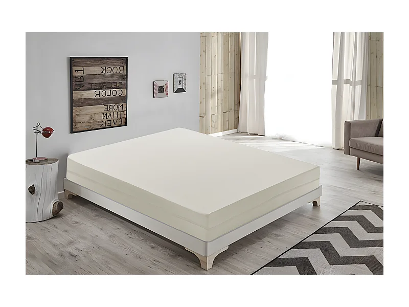 Wasserschaummatratze, 14 cm hoch, hohe Dichte, abnehmbarer Bezug 180x200