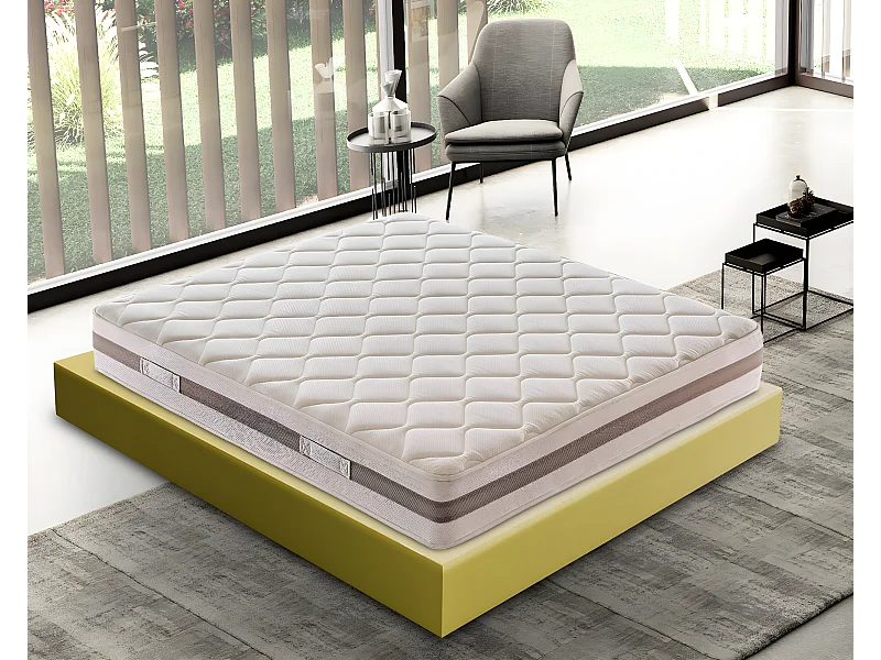 Matelas en mousse - 11 zones différenciées - 120x200 cm