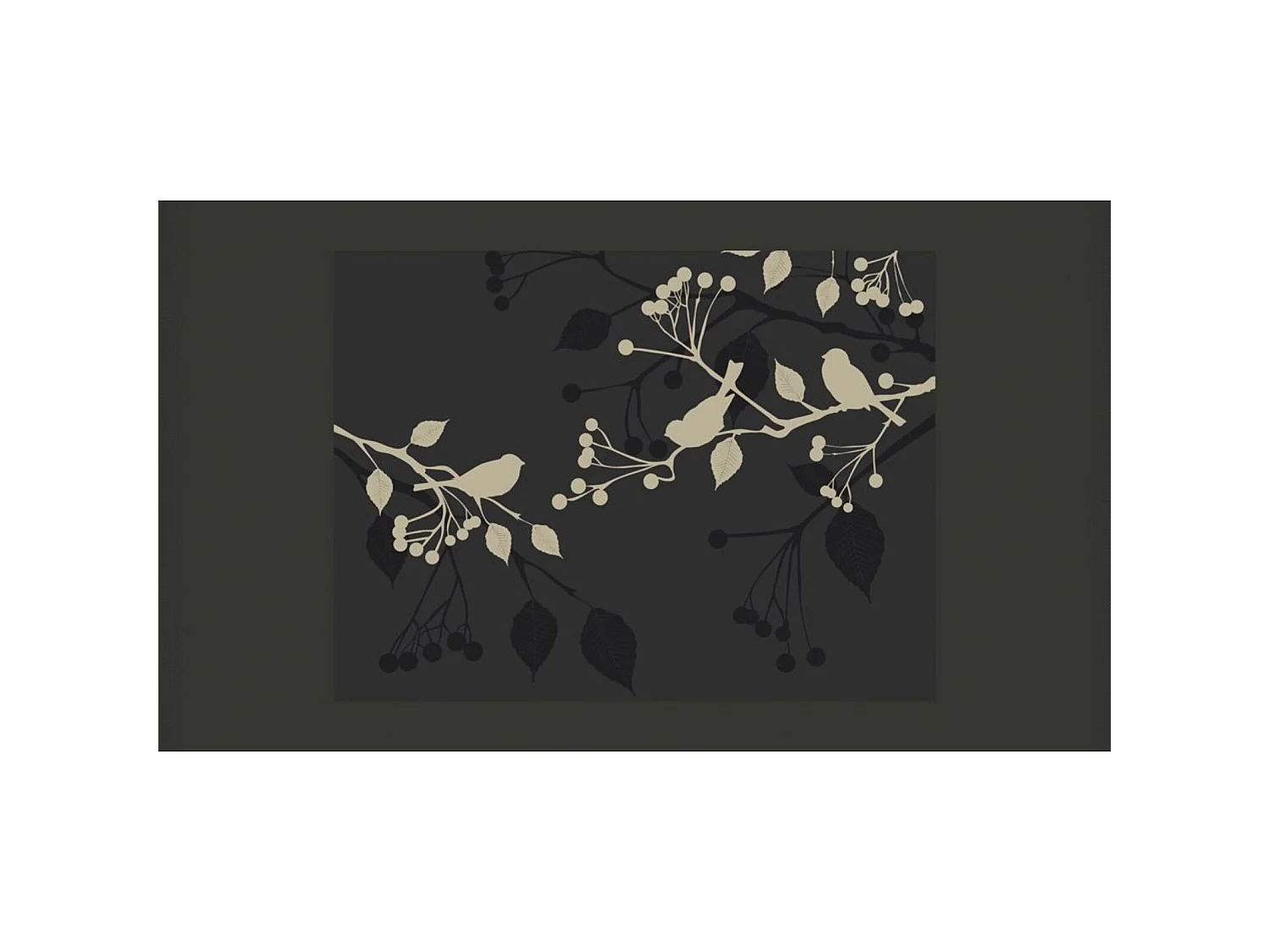 Papier peint petits oiseaux - 350 x 270 cm