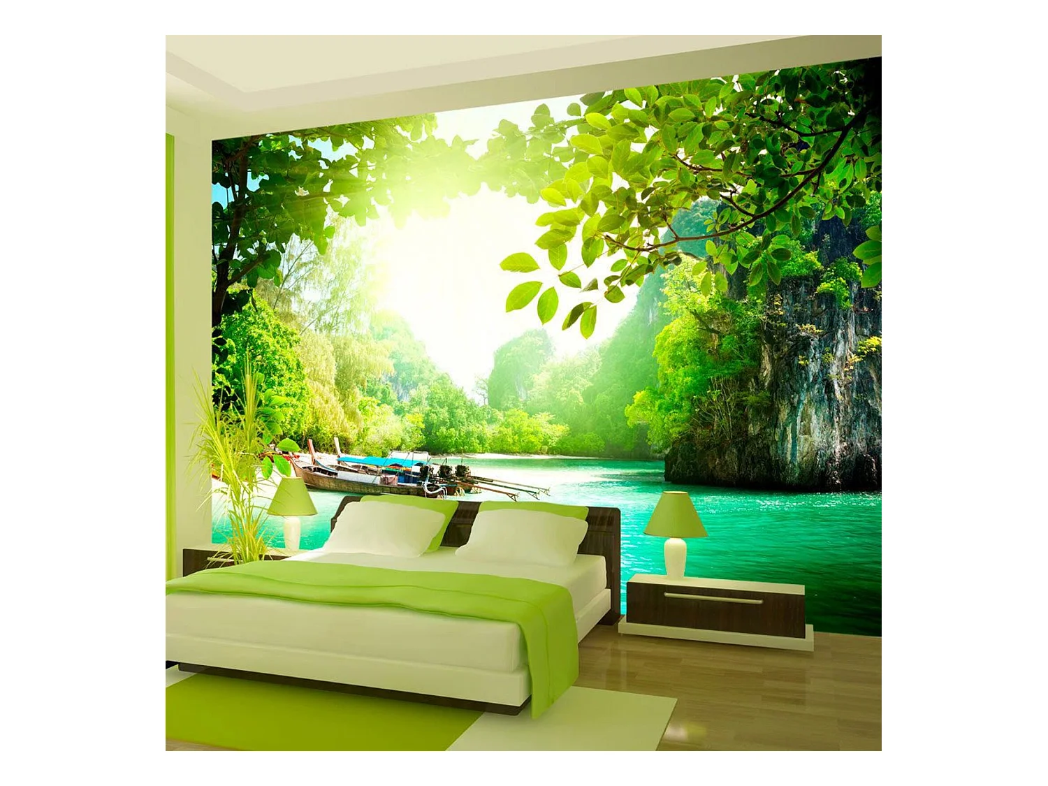 Papier peint paradis - 350 x 245 cm