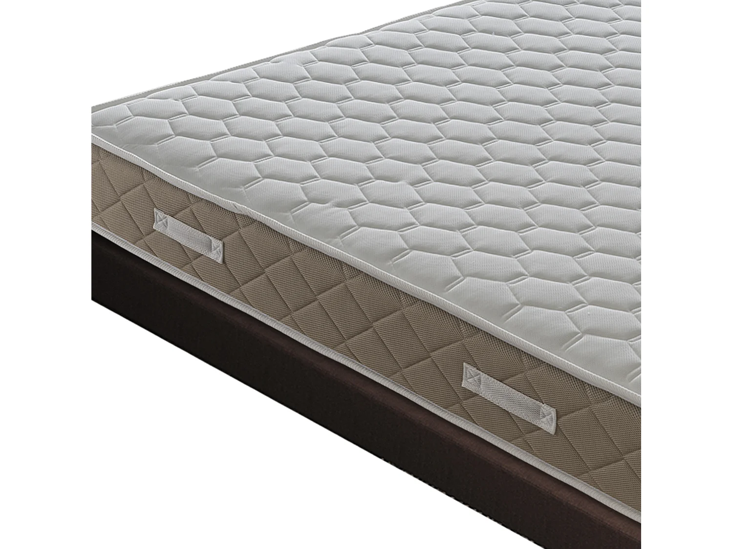 Matelas à ressorts ensachés et mousse à mémoire de forme, Gold Relax, hauteur 25 cm, gel à mémoire de 4 cm 160x190 cm