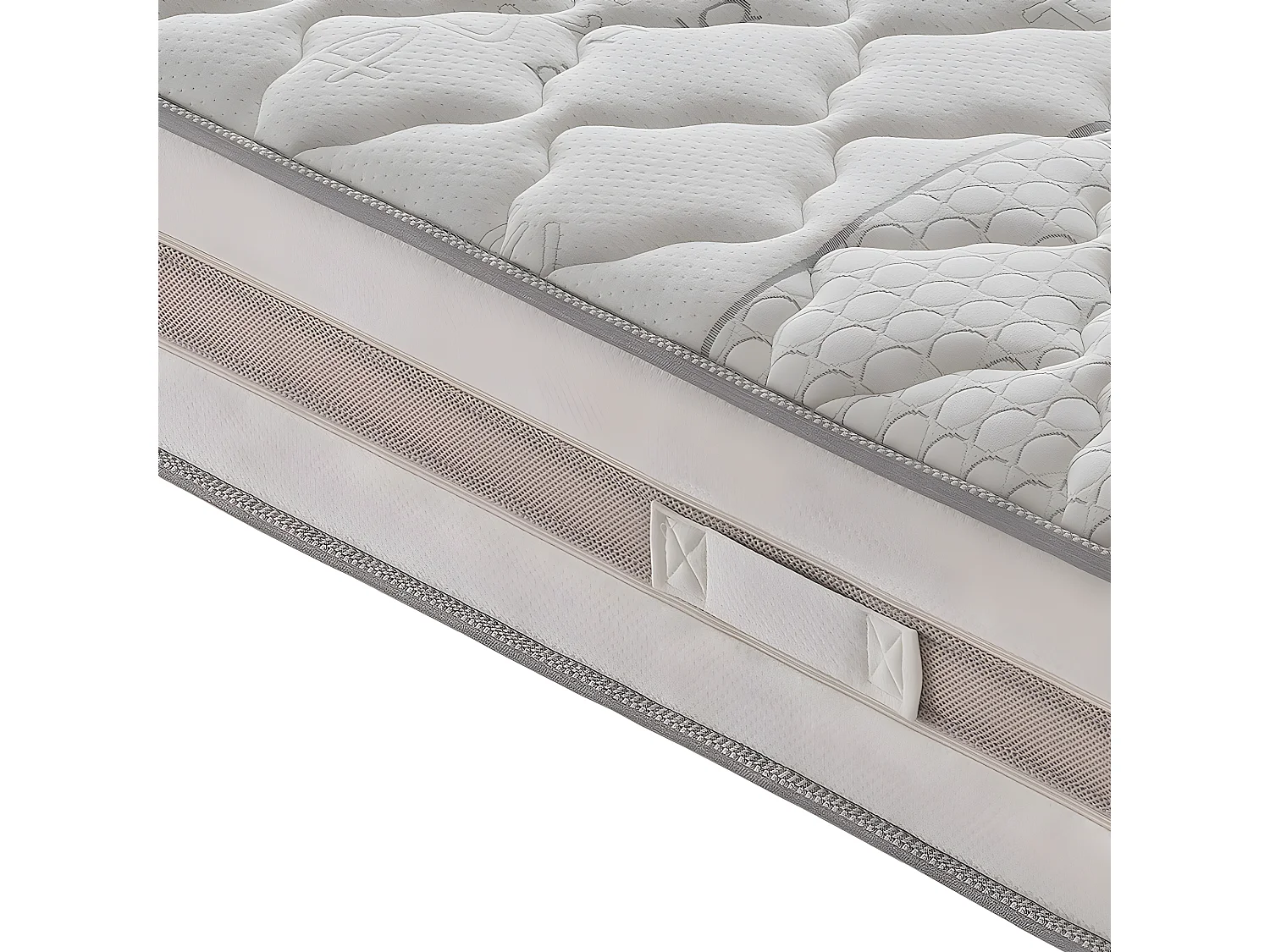 Matelas à 800 Ressorts Ensachés - Hauteur 25 Cm - 9 Zones De Confort Modèle Relax 180x200 cm