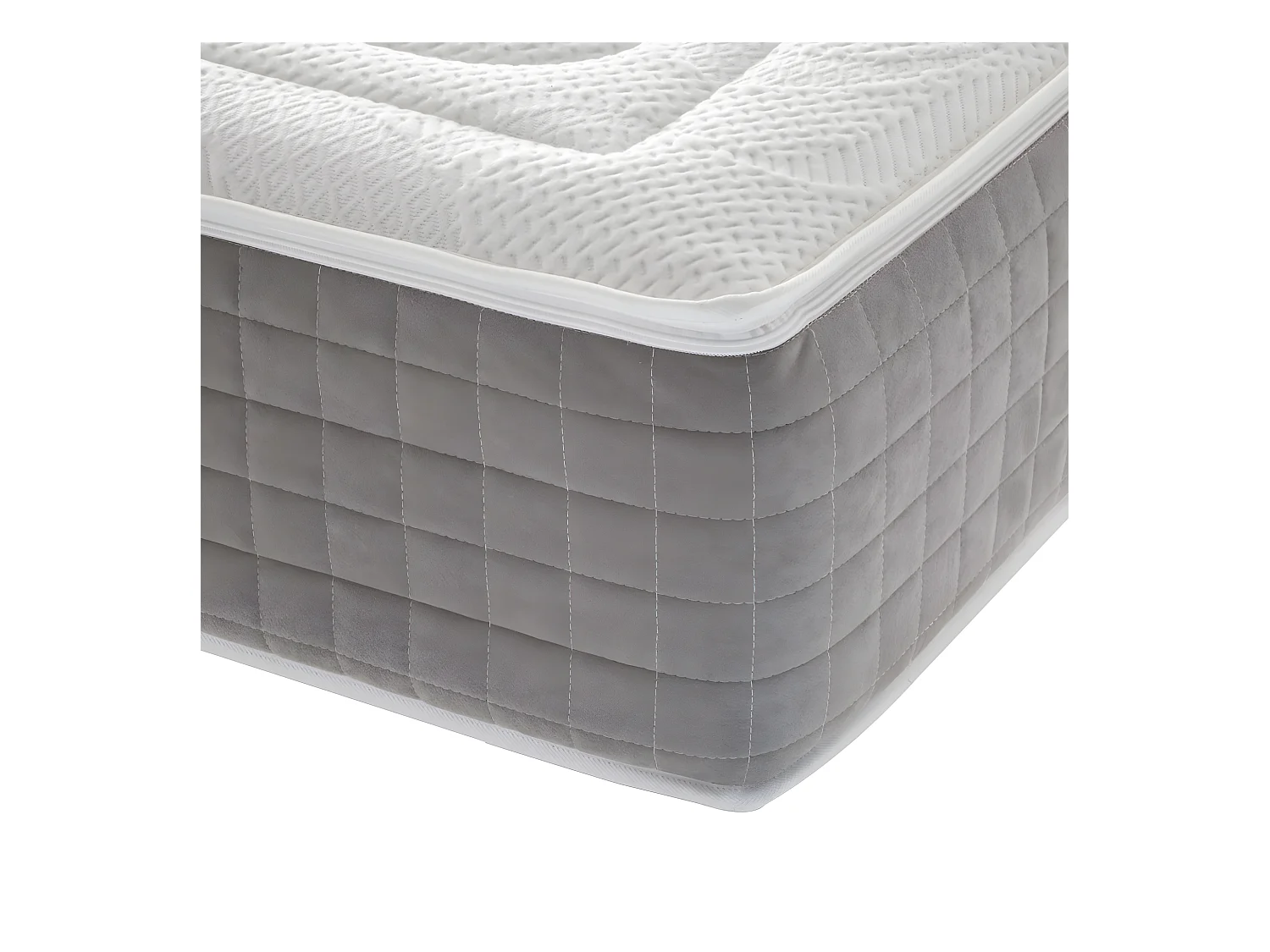 TraagschuimMatras – 28 cm hoog – 5 cm geheugen – Afneembare hoes 160x200